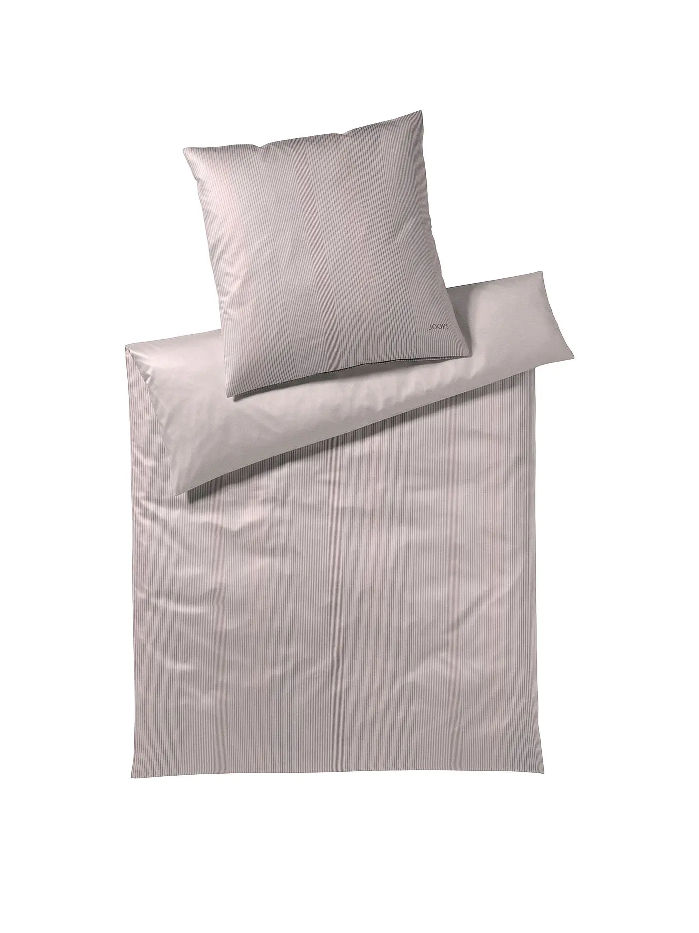 JOOP | Satin Bettwäsche 140x200cm GROOVE Orange | rosa